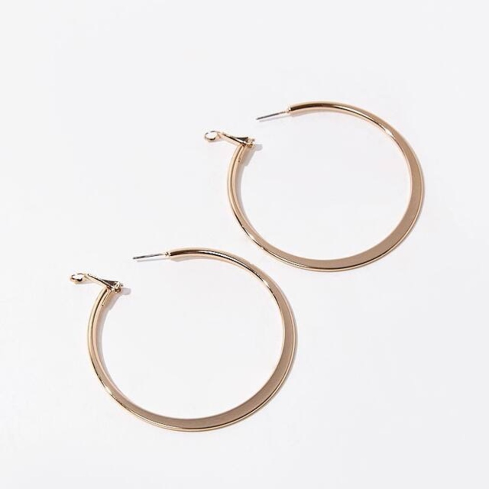 Forever 21 Gold Hoop Earrings